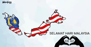 Poster Hari Malaysia ke-60.