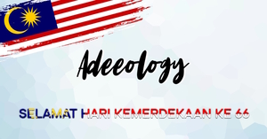 Poster Selamat Hari Kemerdekaan ke-66 Adeeology.