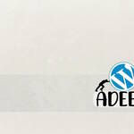 Featured image of two men pulling a WordPress logo across Adeeology's website branding.