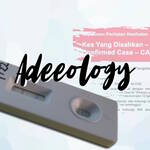 Covid Rapid Test Kit showing positive result.