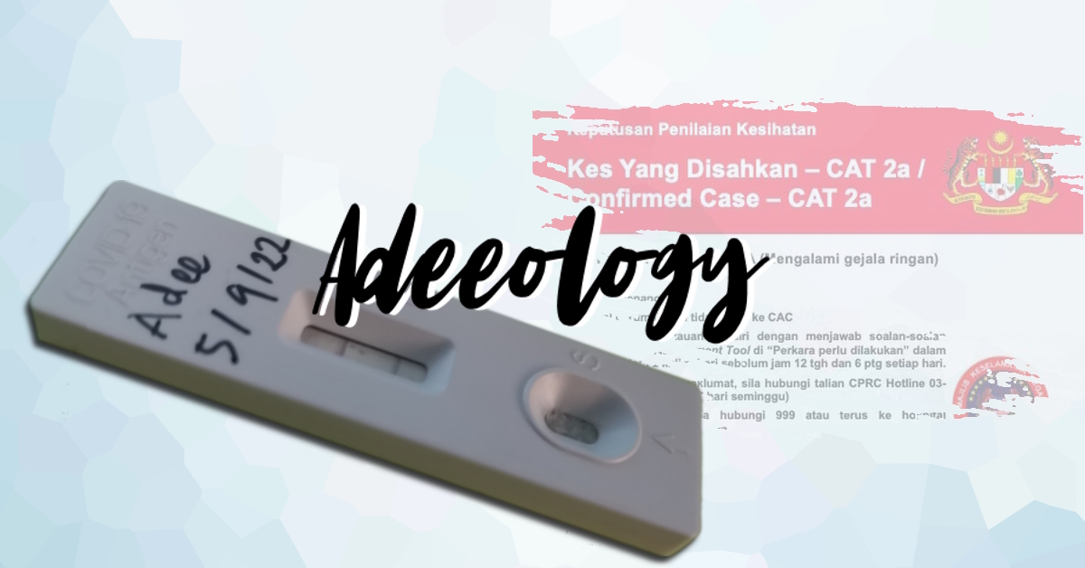 Covid Rapid Test Kit showing positive result.