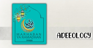 Poster ucapan Marhaban Ya Ramadhan 1446 Hijrah.